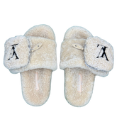 Louis Vuitton Paseo Comfort Slides / Sandals / Slippers Beige / Cream / Black